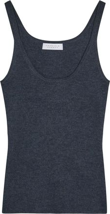 Gabriela Hearst Cinxia Cashmere and Silk-blend Tank - Denim - S (UK8-10 / S)