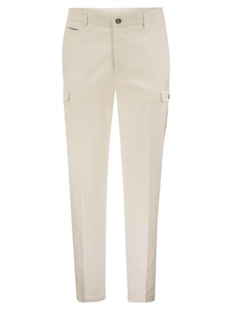 PESERICO Pantalones cargo Peserico de algod&oacute;n el&aacute;stico