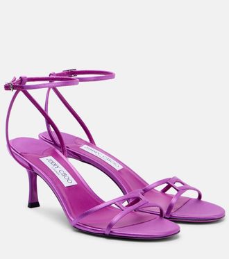 Jimmy Choo London 1998 Leo 65 satin sandals
