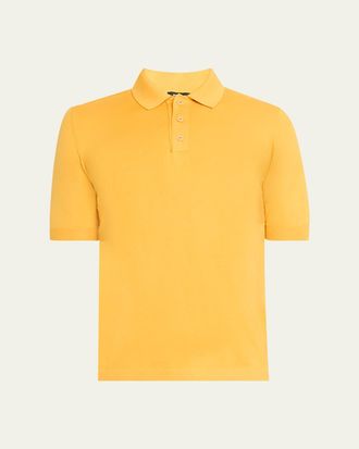 Kiton Mens Soft Cotton Polo Shirt