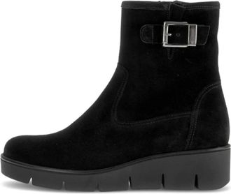 Gabor Schoenen, Dames, Zwart, 38 EU, Su&egrave;de, Enkellaarsjes