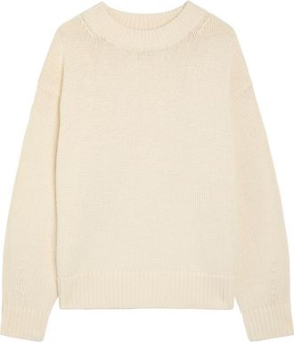 Reformation Cove Cotton-knit Jumper - Beige - S (UK8-10 / S)