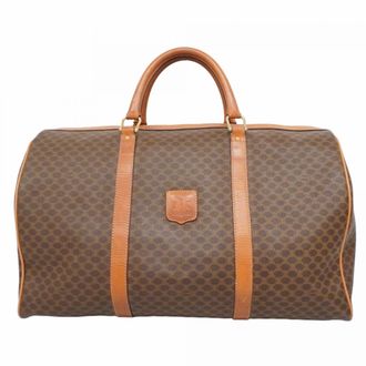 Celine Brown Pvc Boston Bag (Pre-Owned)