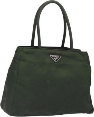 Prada Pre-owned Nylon prada-bags - Dames - Vintage Shopper - Groen - ONE Size - Nylon - Vintage