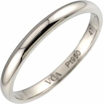 Van Cleef & Arpels Platinum 950 Band Ring (Pre-Owned)