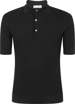 FILIPPO DE LAURENTIIS Klassieke Polo Shirt - Heren - Polos - Zwart - 3XL - Tops