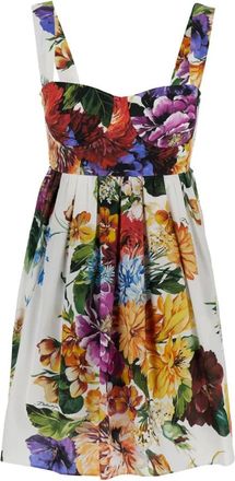 Dolce & Gabbana Dames, Jurken, Veelkleurig, Maat: XS Katoen