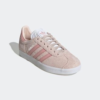 adidas Sneaker ADIDAS ORIGINALS GAZELLE, Damen, Gr. 38,5, rosa (wonder quartz, wonder mauve, cloud wei&szlig;), Leder, Schuhe Sneaker