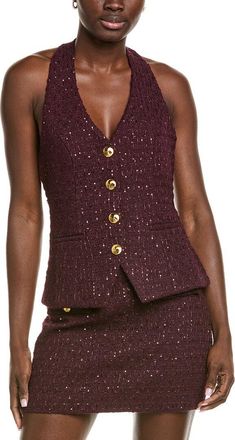 endless rose Tweed Halter Vest