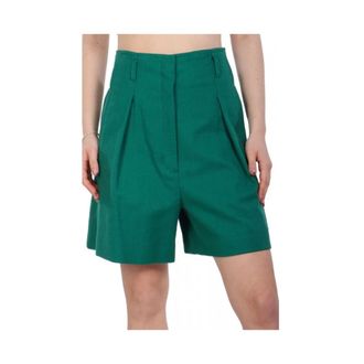 Max Mara Dames, Korte broeken, Groen, Maat: S Katoen