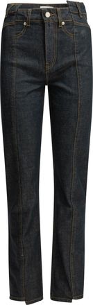 Ganni Fold jeans met rechte pijpen