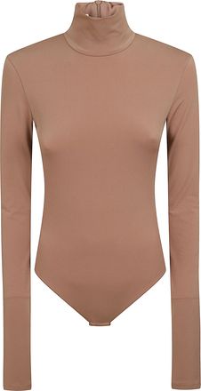 Andamane Ziggy Fitted High-Neck Stretch Jersey Bodysuit