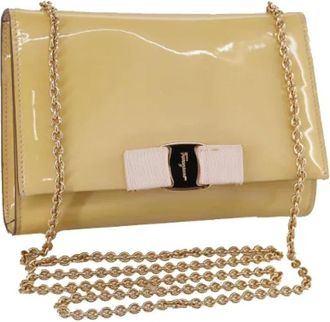 Ferragamo Pre-owned Tela shoulder-bags - - Pre-owned - Donna - Giallo - ONE SIZE