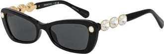 Swarovski Millenia Vlinder Zonnebril - Dames - Zonnebrillen - Zwart - ONE Size - Accessoires