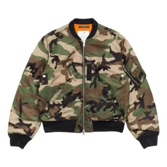 St&uuml;ssy Ma-1 Bomber Jacket Woodland Camo 115955-WOCA
