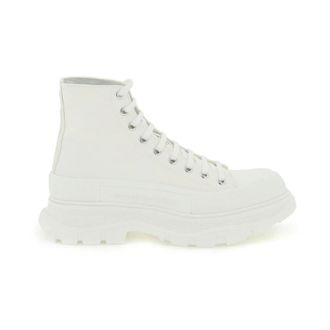 Alexander McQueen Tread Slick High-Top Sneakers - Shoes - Hombre - Blanco - 40 1/2 EU