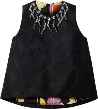 La DoubleJ Top - Dames - Tops zonder mouwen - Zwart - L - Polyester - Tops