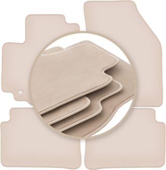 OEM Alfombrillas Beige Premium Para: Opel Agila B Hatchback 2008-2014