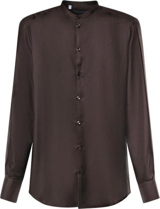 Dolce & Gabbana Heren, Overhemden, Bruin, Maat: XL