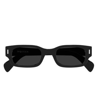 Alexander McQueen Sunglasses Am0549 S 001 Black/Grey Women