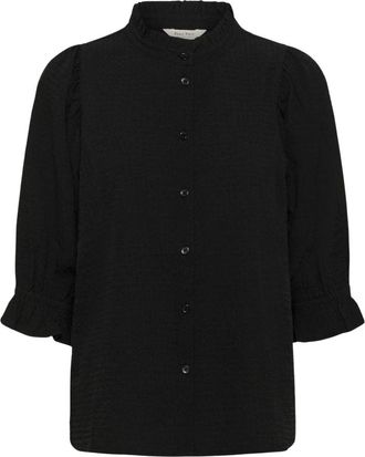 Part Two Toni PW SH - Dames - Blouses - Zwart - XS - Polyester - Overhemden