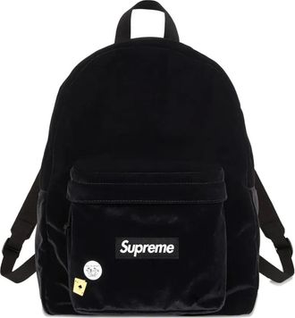 SUPREME Rugzak met logopatch - Zwart