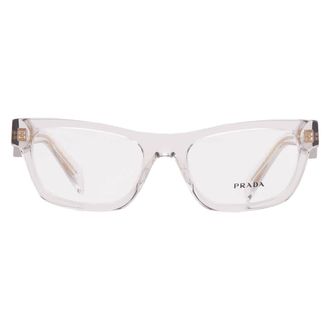 Prada Demo Cat Eye Unisex Eyeglasses PR B01V 12R1O1 52