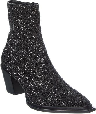 Jimmy Choo London Cece AB 60 Glitter Leather Bootie