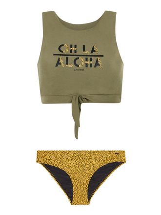 Protest B&uuml;gel-Bikini PROTEST Bikini ELSA, Damen, Gr. XL, EURO, rot (sun rays), Obermaterial: 80% Polyamid PA. 20% Elasthan EL., Bikini-Sets B&uuml;gel-Bikini