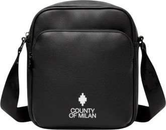 Marcelo Burlon Comas 260362 Cross Body Tassen - Heren - Schoudertassen - Zwart - ONE Size - Tassen