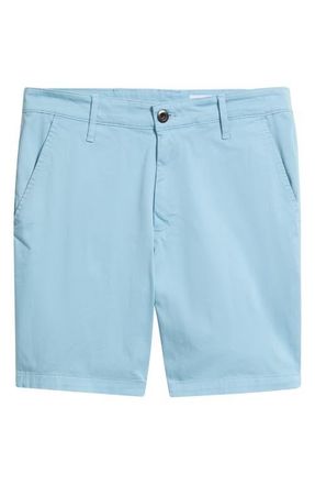 AG - Adriano Goldschmied Wanderer 8.5-Inch Stretch Cotton Chino Shorts in Sulfur Fresh Water at Nordstrom, Size 40