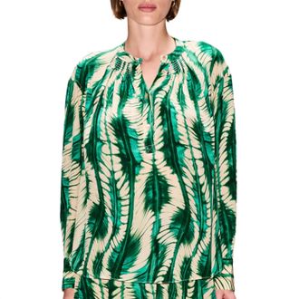 Ulla Johnson Womens Nahir Blouse In Acacia