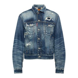 Dsquared2 Giacca di jeans vintage - - Jackets - Uomo - Blu - XS