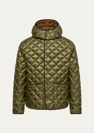 Moncler Mens Venserre Quilted Nylon Down Jacket