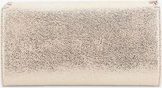 Stella McCartney Womens Crossbody Wallet Falabella Beige Eco Shaggy Deer Shoulder Bags