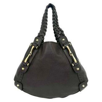 Gucci Pre-owned Shoulder Bags, female, Brown, Size: ONE SIZE Pre-owned Shoulder Bag Tote