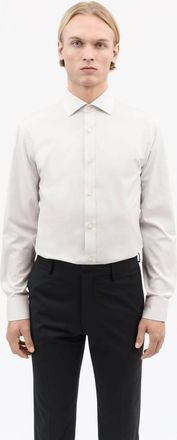 Tiger Of Sweden Adley C Long Sleeve Formal Shirt In White Stone