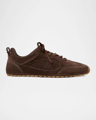 Tory Burch Field Suede Low-Top Sneakers