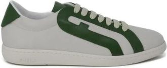 Furla Groene Leren Veterschoenen - Dames - Sneakers - Wit - 40 EU - Schoenen
