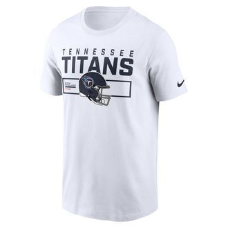 Nike Tennessee Titans Helmet Essential Nike Mens NFL T-Shirt in White | N19910A8F-LQC