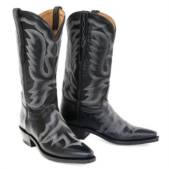 Lucchese Womens Sage Boots In Black