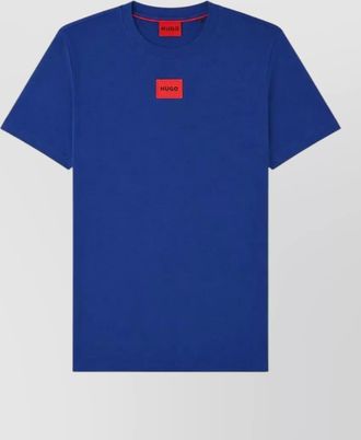 HUGO BOSS cotton logo patch t-shirt