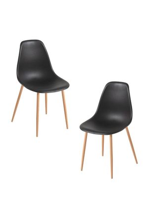 Regalos Miguel Packs Sillas Comedor - Pack 2 Sillas Mykle - Negro