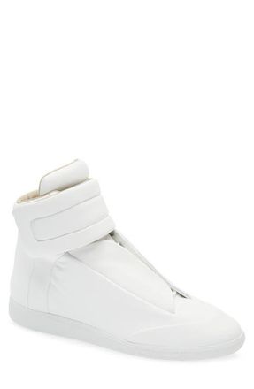 Maison Margiela Future High Top Sneaker in White at Nordstrom, Size 11Us