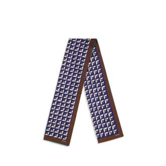 Miu Miu Womens Multicolor Silk Scarf