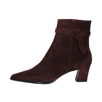 Lina Locchi AX 122 Enkellaarsjes - Dames - Schoenen - Rood - Maat: 42 EU Leer