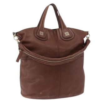 Givenchy Pre-owned Hand Bag - Dames - Vintage Handtas - Bruin - ONE Size - Leer - Vintage