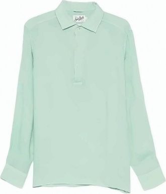 MC2 Saint Barth Lightweight Long-Sleeve Polo Shirt with Classic Collar