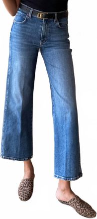 Emerson Fry Thrifted Gem Ankle Jeans In Vintage Blue