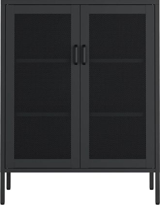 Manhattan Comfort Amelia Modern Accent Cabinet With 3 Adjustable Shelves